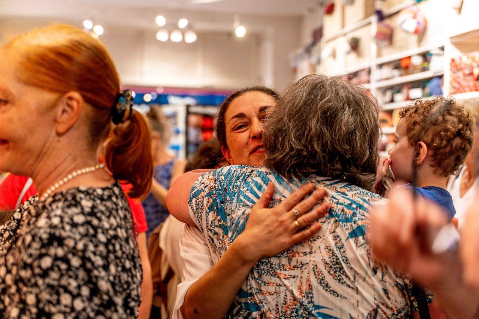 Accueil chaleureux en boutique